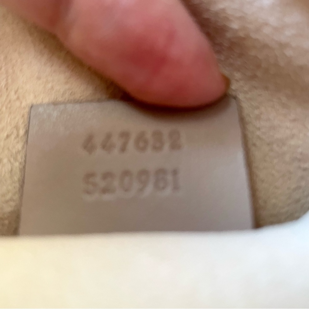 GUCCI MARMONT shoulder/crossbody bag dusty pink leather - Picture 9 of 12